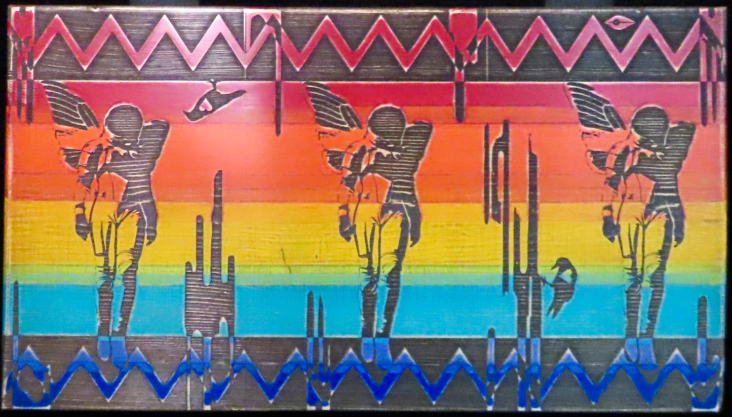 Frequencies. Red and Blue